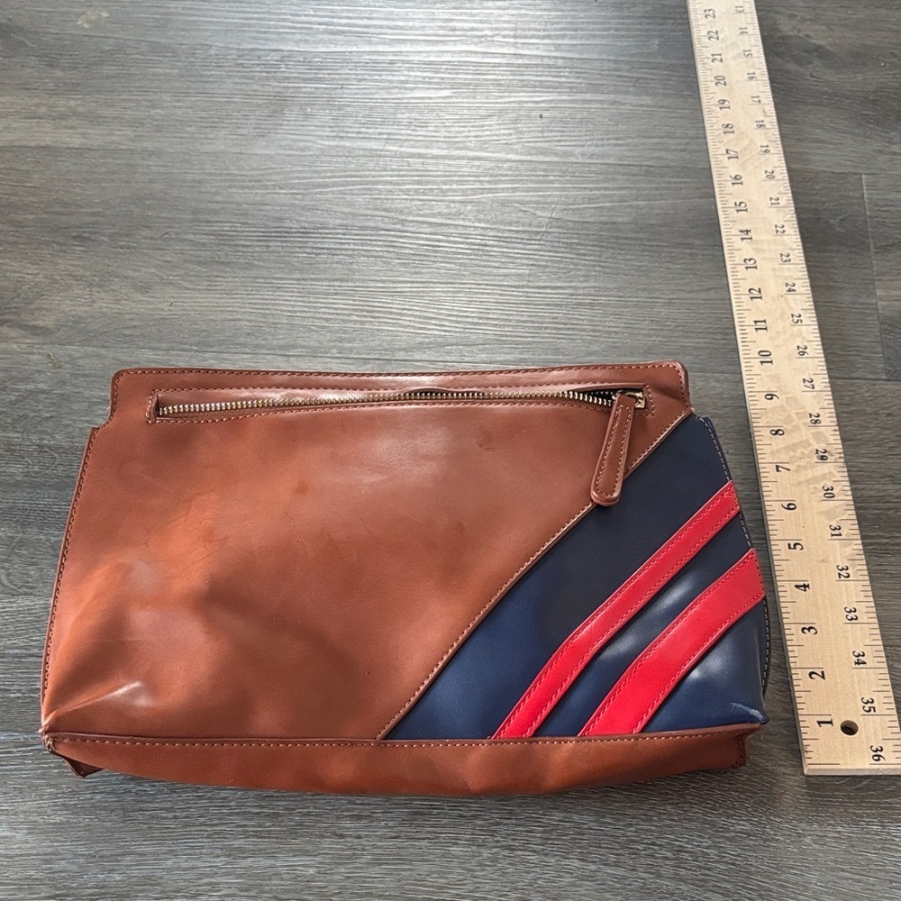 BP. Stripe Faux Leather Clutch - Picture 4 of 5